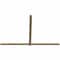 Ekena Millwork Eugene Rough Sawn Timber Gable Bracket, Douglas Fir, 108"W x 72"H x 2"D x 4"F, 16/12 Pitch GBW108X72X0204EUG00RDF - alternate 5